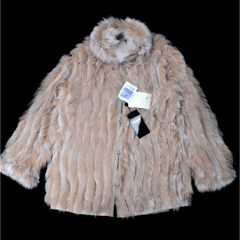 Vintage Balmain Furry Coat